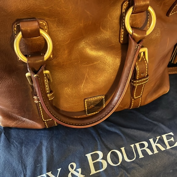 NWOT DOONEY & BOURKE FLORENTINE BRISTOL SATCHEL BAG - Picture 9 of 12